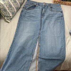 Universal Thread Blue A-Line Skirt